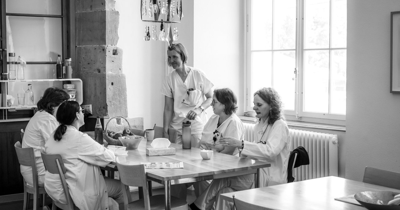 Pause im Blutspendezentrum Nordwestschweiz